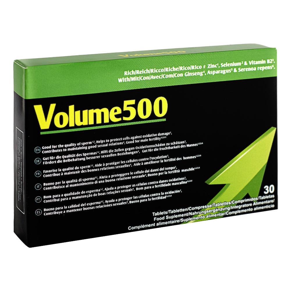 Volume500 | Verbeter en vergroot sperma | ShytoBuy NL